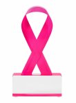 Acrylic Pink Ribbon Award (image for) Acrylic Pink Ribbon Award
