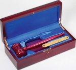 Deluxe Rosewood Gavel Sets (image for) Deluxe Rosewood Gavel Sets