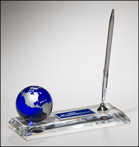 (image for) Blue Globe Pen Set