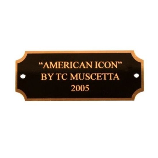 (image for) Brass name plate