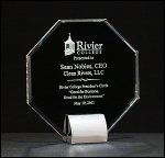Octagon Crystal Award (image for) Octagon Crystal Award