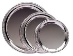 Silver Plated Round Trays (image for) Silver Plated Round Trays