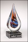 (image for) Tear Drop Art Glass