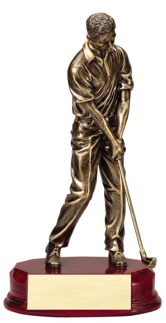 Bronze Series Male Golfer