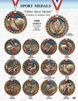 Glitter Medals