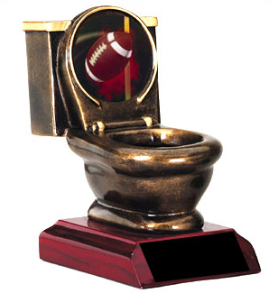 Toilet Resin Trophy